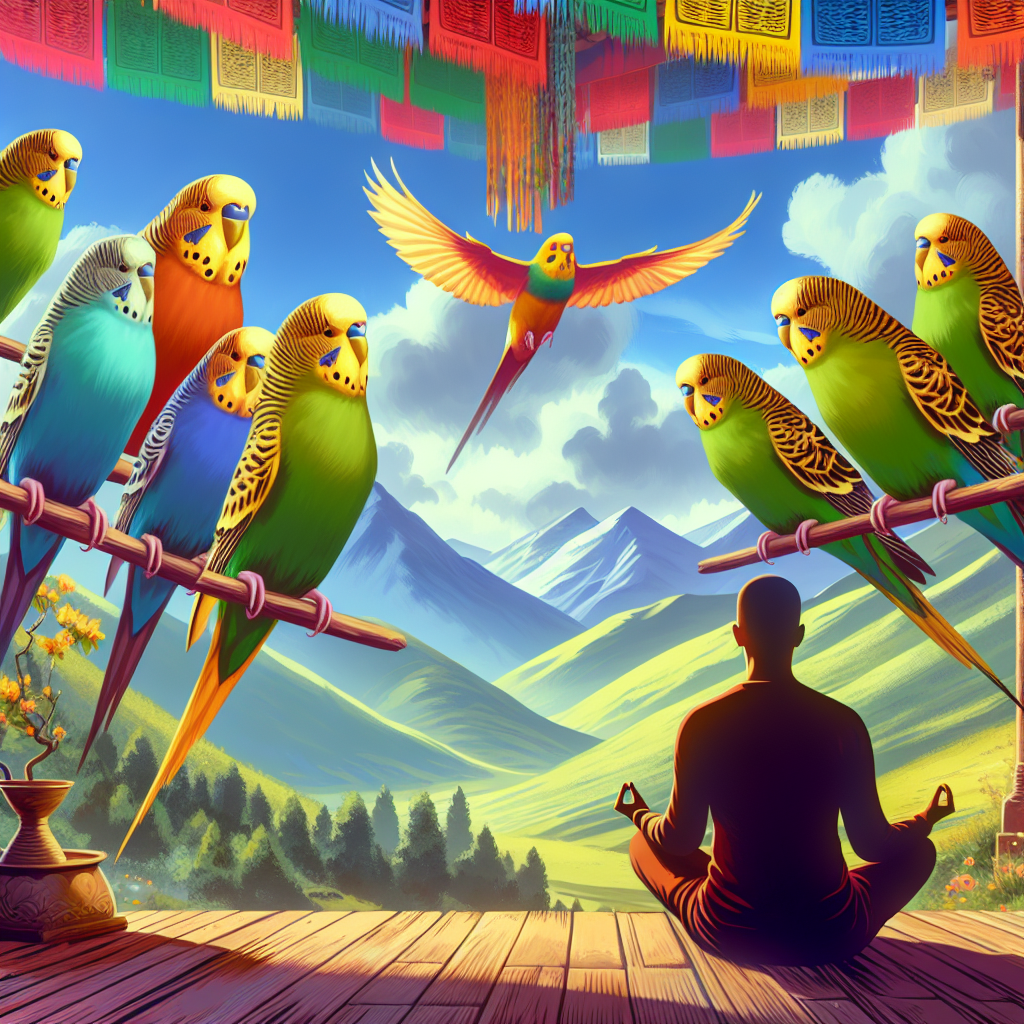 Meditación con Periquitos: Cómo los Periquitos del Tíbet pueden Mejorar tu Bienestar